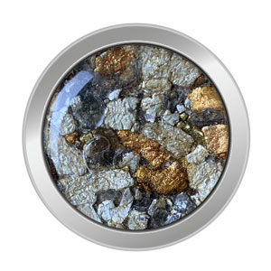 Mineral 04 / cabochon interchangeable / bijoux aimanté Ombrelune